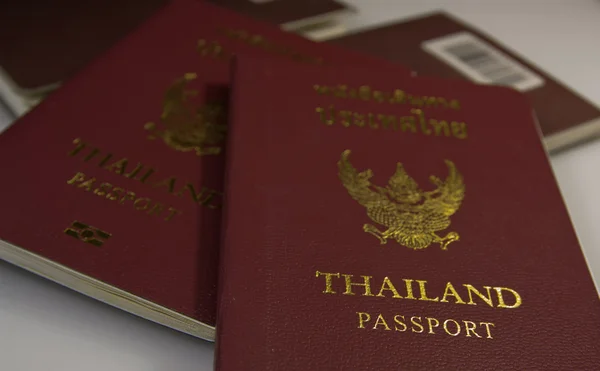 Tailândia passaporte . Imagens Royalty-Free