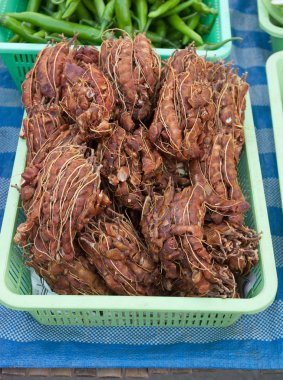 Pazarda, Tayland Pazar olgun demirhindi topaklar.