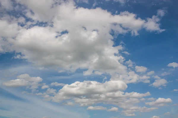 White fluffy clouds. Stock Image