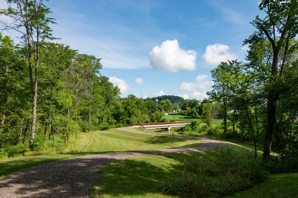 Hiking Trails Belleview State Park Iowa — Stock Photo, Image