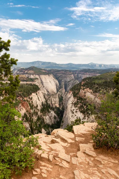 Mirando Por Mystery Canyon Desde East Mesa Trail Hacia Sendero — Foto de Stock