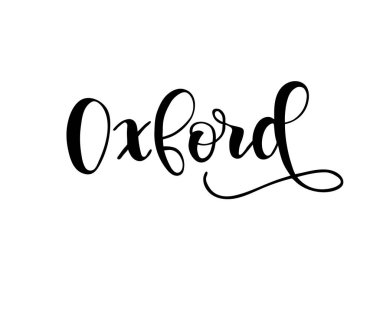 Beyaz arkaplanda izole edilmiş okstrofor el yazısı