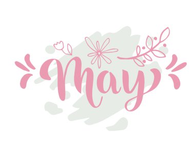  Üzerinde çiçekler ve gri lekeler olan pembe el yazısı.