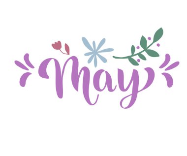 mor el yazısı renkli çiçek elementleriyle yazılabilir