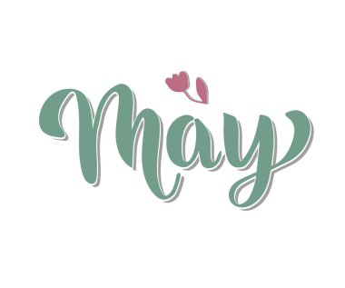 El yazısı yeşili, gölge ve kırmızı çiçekli.