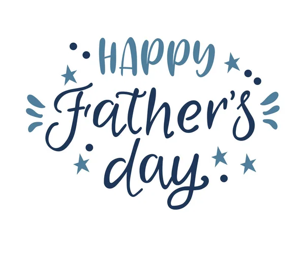 Mutlu Babalar Günü yazıları, vektör illüstrasyonu