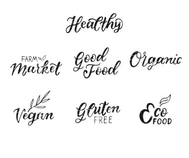 El yazısı alıntıları. vektör illüstrasyonu.