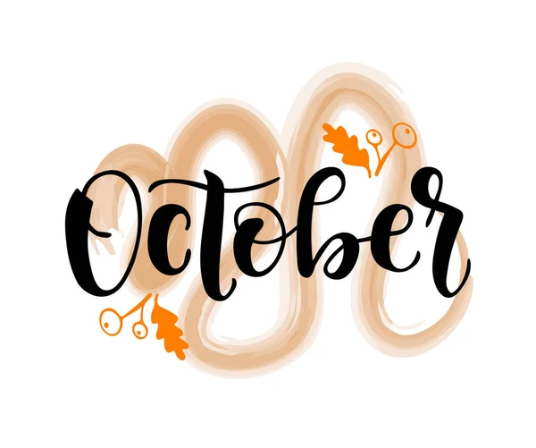 Ekim harfleri, vektör illüstrasyonu