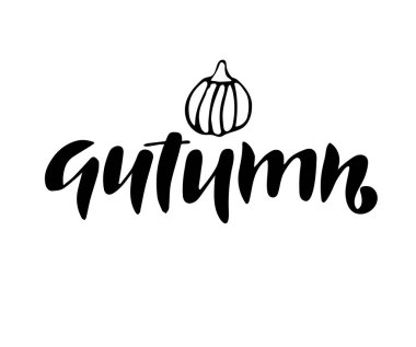 sonbahar ikonu vektör illüstrasyonu