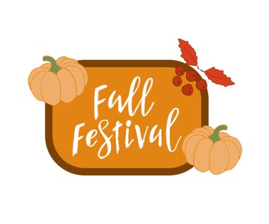  Sonbahar festivali kart çizimi