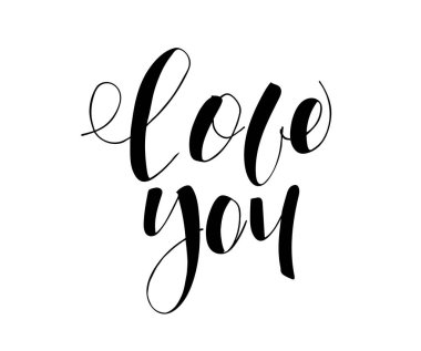  Seni seviyorum vektör illüstrasyonunu imzala