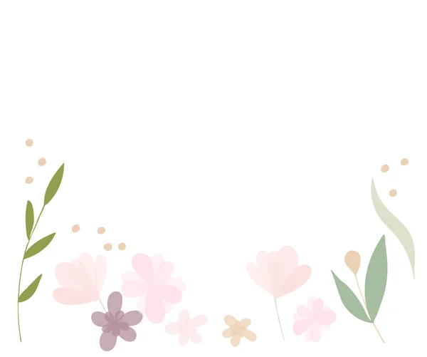 Beyaz arka plan vektör çizim çiçek