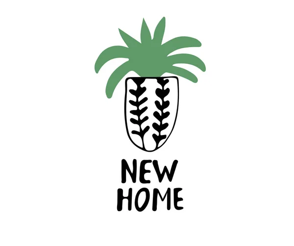 ev bitkisi vektör illüstrasyonu