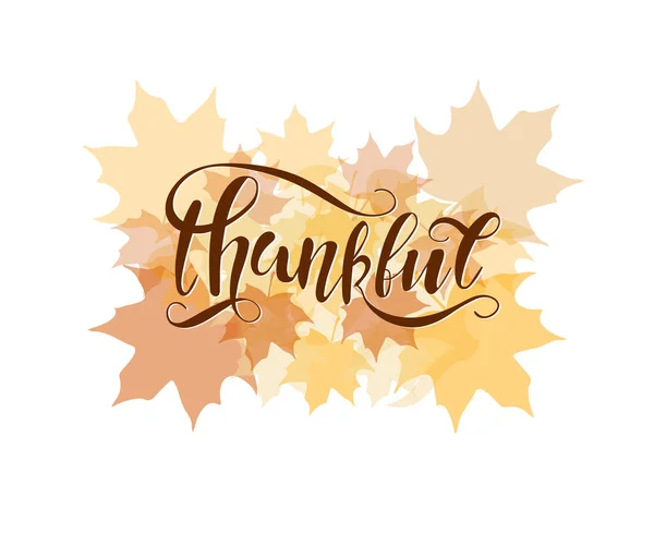  Şükran Günü konsepti. Minnettar vektör çizimi. 