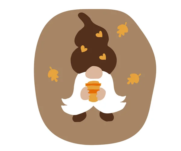 gnome simgesi, vektör illüstrasyonu  