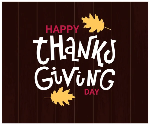 Mutlu Şükran Günü metinleri, vektör illüstrasyonları 