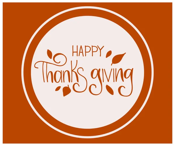 Mutlu şükran günü metinleri, vektör illüstrasyonu 