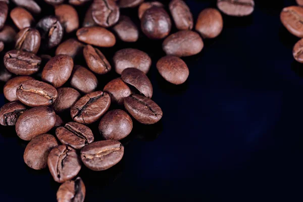 Granos de café negro — Foto de Stock