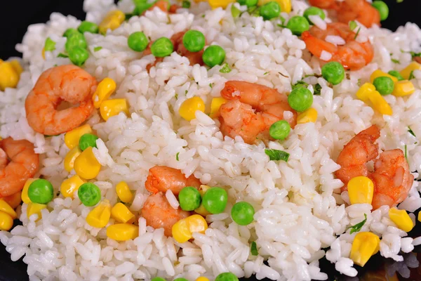 Rice with prawns — Stock Photo, Image
