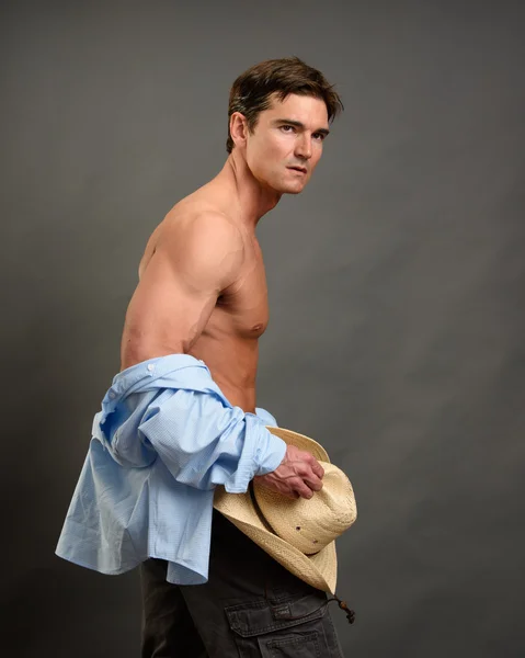 Il cowboy caldo — Foto Stock
