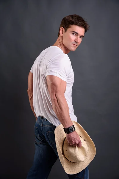 The sexy cowboy — Stock Photo, Image