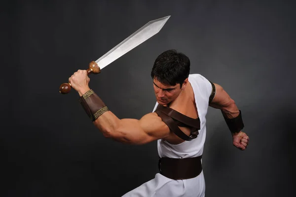 Sexy Warrior Poses Photo — Stock Photo, Image