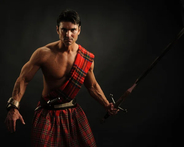 Sultry highlander — Stock Photo, Image