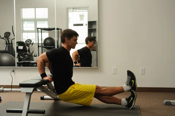 Homem Exercício — Fotografia de Stock