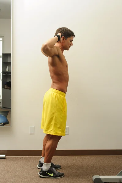 Man exercising — Stock Image Man exercising Stock Picture
