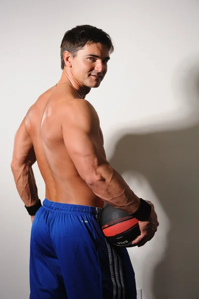 Man exercising — Stock Image Man exercising Royalty Free Stock Photos