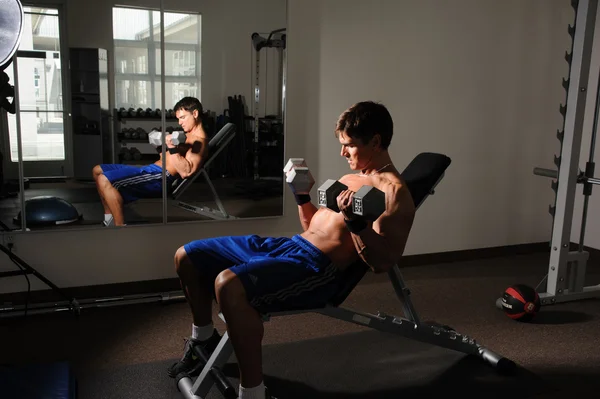 Man exercising — Stock Image Man exercising Stock Image