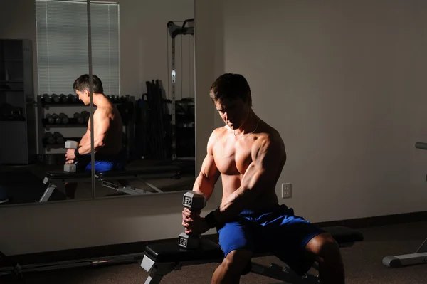 Man exercising — Stock Image Man exercising Royalty Free Stock Photos