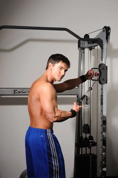 Man exercising — Stock Image Man exercising Royalty Free Stock Photos