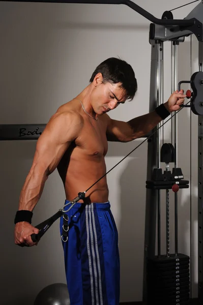 Man exercising — Stock Image Man exercising Stock Picture