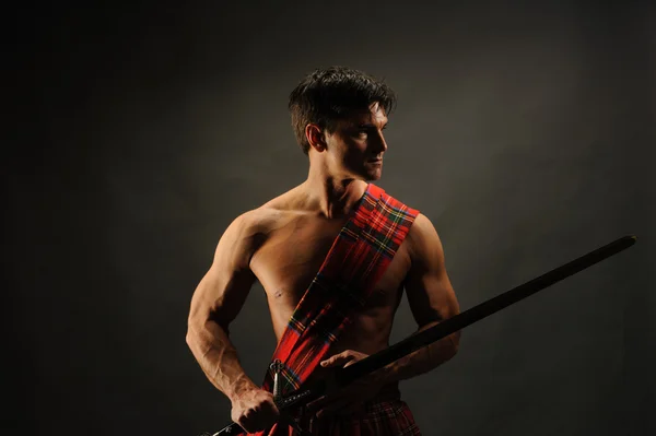 Highlander man — Stock Photo, Image