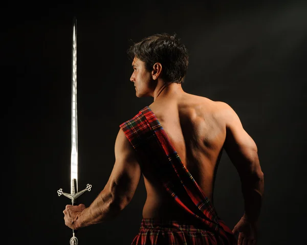 Highlander man — Stock Photo, Image