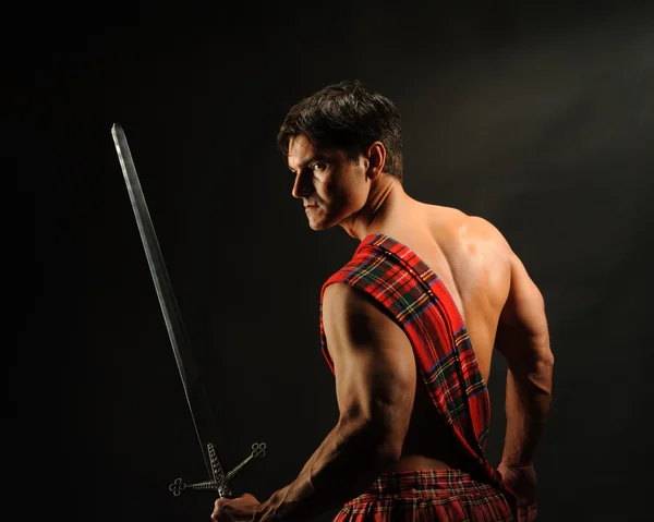 Highlander man — Stockfoto