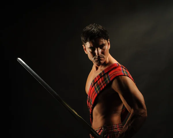 Highlander adam — Stok fotoğraf