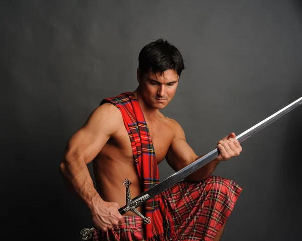 Highlander man — Stock Photo, Image