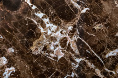 Kahverengi mermer yakın plan soyut desen. Doğal arkaplan, doku.