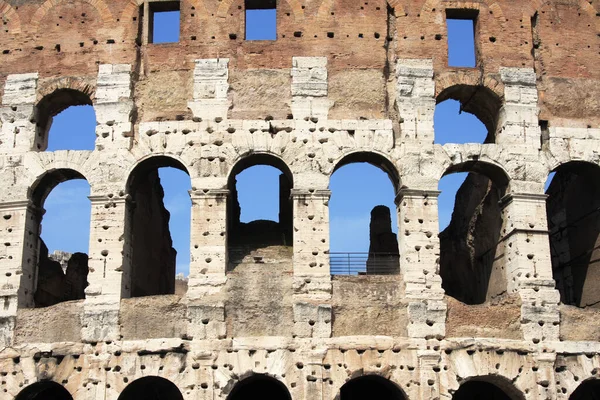 古代コロッセオ コロッセオ のアーチクローズアップ ローマ イタリア — ストック写真