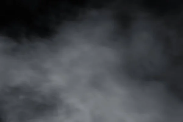 Smoke Spray Spread Wind Black Background Soft Blur Fog — Stock Photo, Image