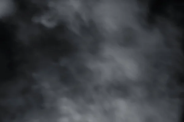 Rauchspray Breitete Sich Mit Wind Auf Schwarzem Hintergrund Aus Weicher — Stockfoto