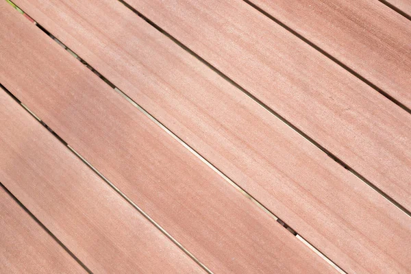 Piso Madera Tono Suave Desde Puente Sobre Río — Foto de Stock