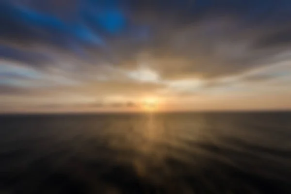 Blurred Background Sunset Ocean — Stock Photo, Image