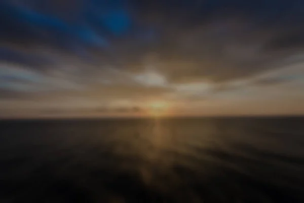 Blurred Background Sunset Ocean Back Transparent — Stock Photo, Image
