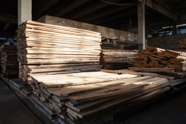 Ağaç işleme fabrika, depo, kurutma