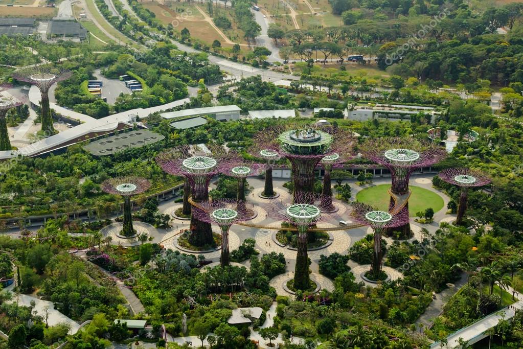 depositphotos_52520065 stock photo supertrees in gardens by the