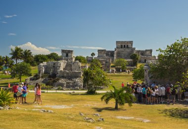 Antik Maya City, Meksika harap Tapınak