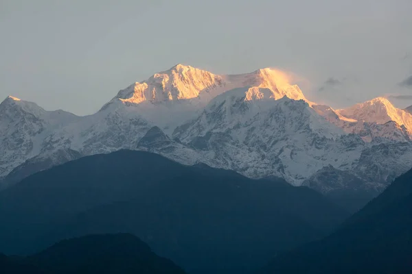 Kangchenjunga Från Synvinkel Darjeeling — Stockfoto